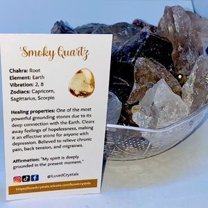 Smokey Quartz rough natural crystal